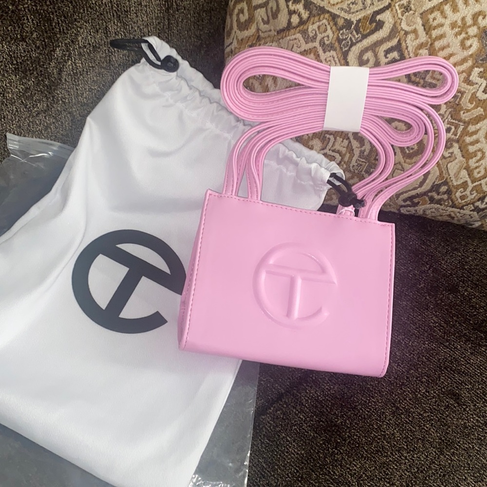 Small Telfer Bubblegum Pink Shopping Bag.